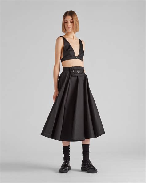 prada re nylon skirt|Prada nylon skirt.